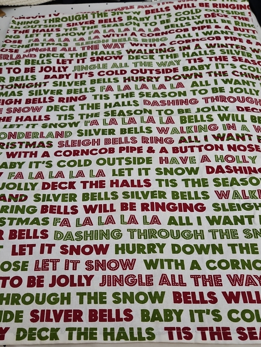 Songs Of Christmas Cotton Tea Towel By Harmon